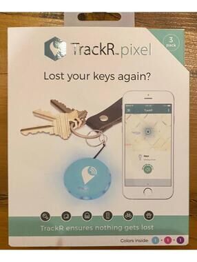 TrackR Pixel Bluetooth Item Finder 3-Pack